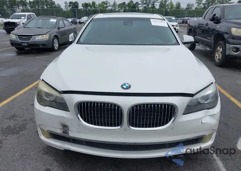 2011 BMW 750I xDrive z USA, uszkodzony, nr VIN WBAKC6C52BC394674